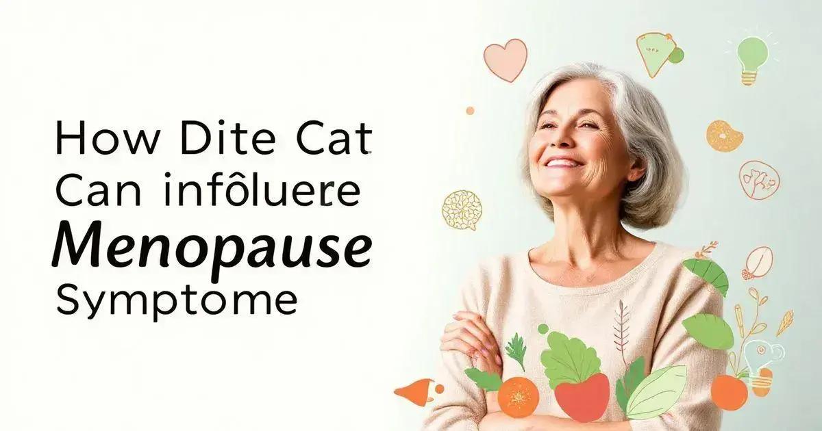 Como a dieta pode influenciar os sintomas da menopausa