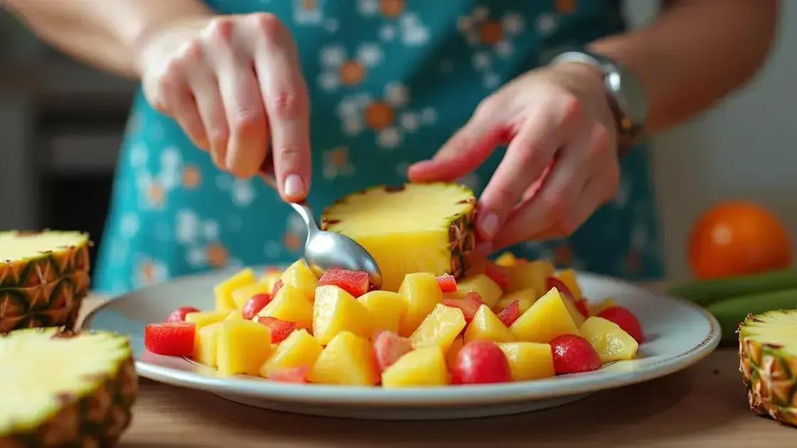 Como incluir abacaxi na sua dieta