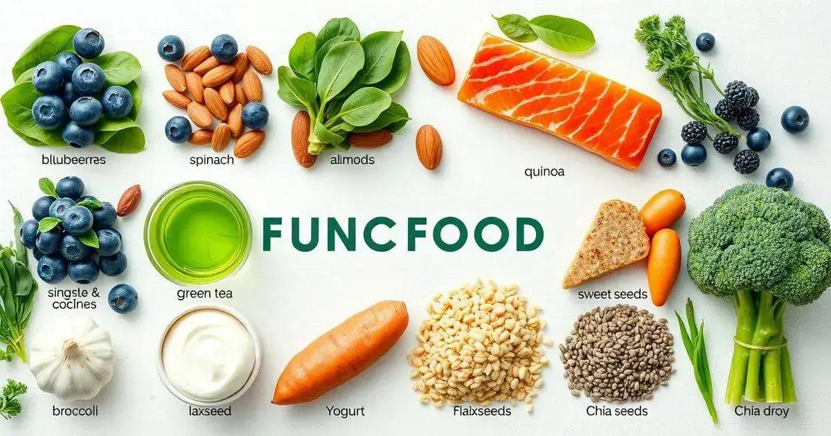 Lista de 12 alimentos funcionais